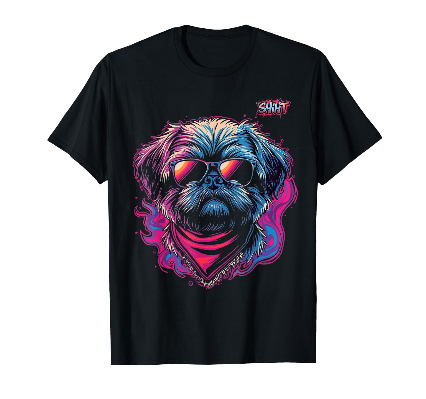 Shiht Rock Star Shih Tzu T-Shirt - Graphic Print Men Women - T-Shirt, Sweatshirt, Hoodie
