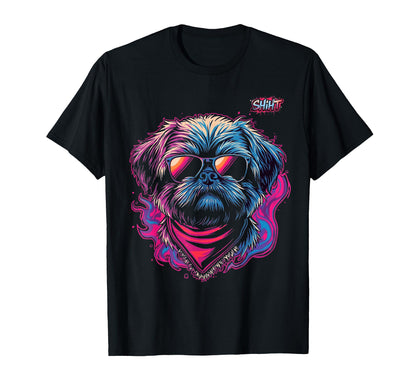 Shiht Rock Star Shih Tzu T-Shirt - Graphic Print Men Women - T-Shirt, Sweatshirt, Hoodie