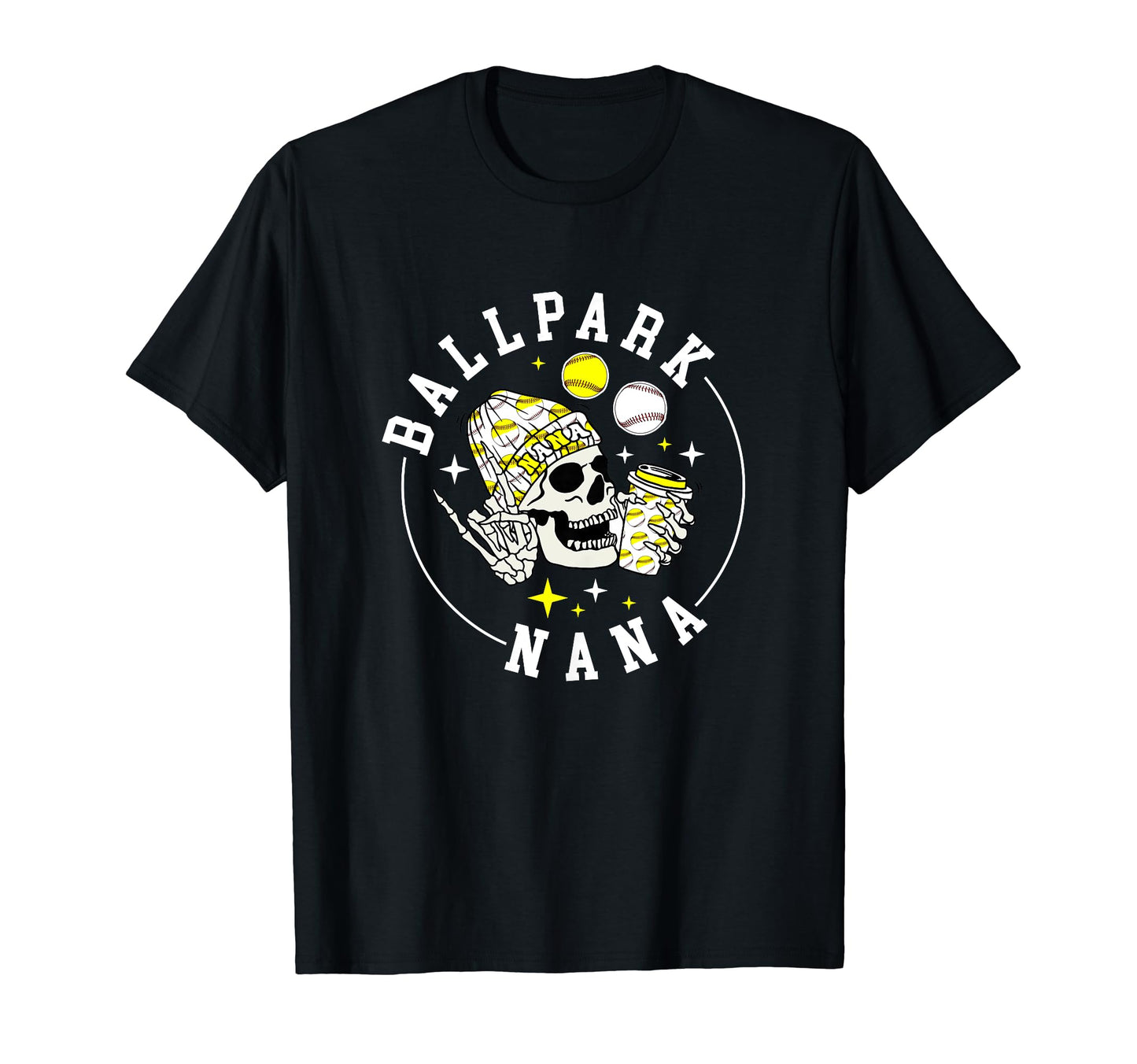 Ballpark Nana Baseball Softball Nana T-Shirt - Aesthetic Graphic Unisex - T-Shirt, Sweatshirt, Hoodie