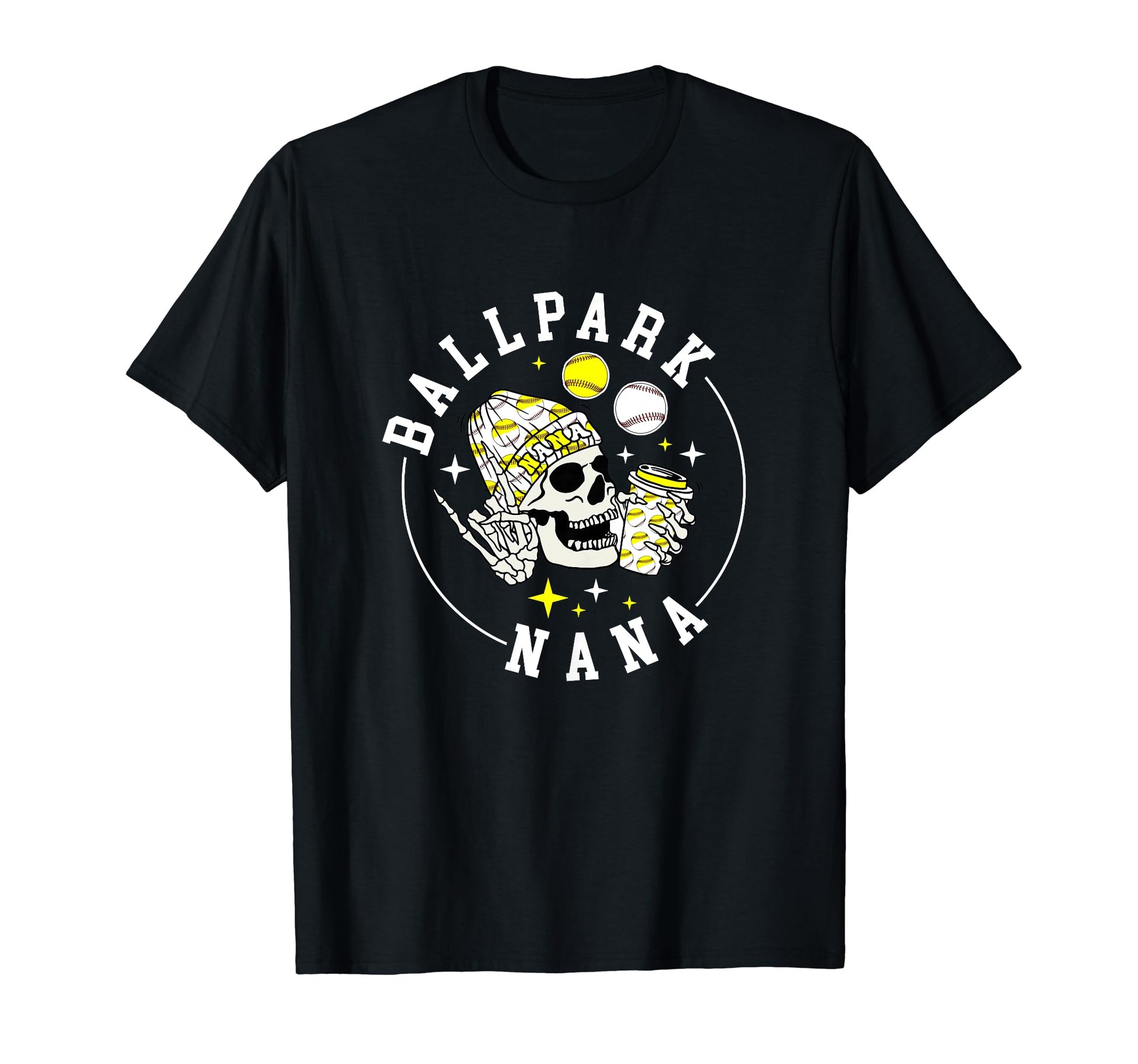 Ballpark Nana Baseball Softball Nana T-Shirt - Aesthetic Graphic Unisex - T-Shirt, Sweatshirt, Hoodie