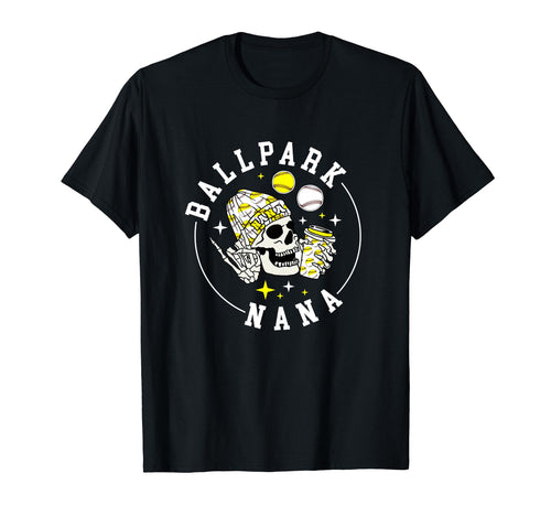 Ballpark Nana Baseball Softball Nana T-Shirt - Aesthetic Graphic Unisex - T-Shirt, Sweatshirt, Hoodie