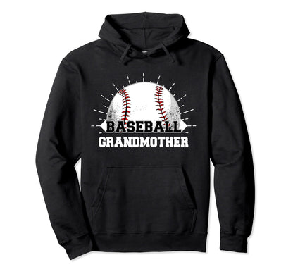 Game Day Baseball Grandmother Hoodie - Fun Novelty Design Unisex - T-Shirt, Sweatshirt, Hoodie