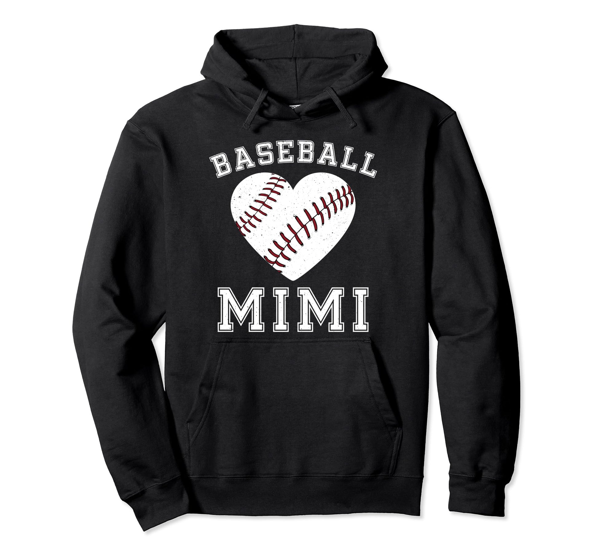 Baseball Mimi Grandma Mimi Baseball Player Hoodie - Graphic Print Unisex - T-Shirt, Sweatshirt, Hoodie
