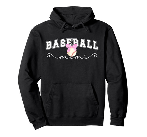 Baseball Mimi Grandma Mimi Baseball Player Hoodie - Unique Graphic Unisex - T-Shirt, Sweatshirt, Hoodie