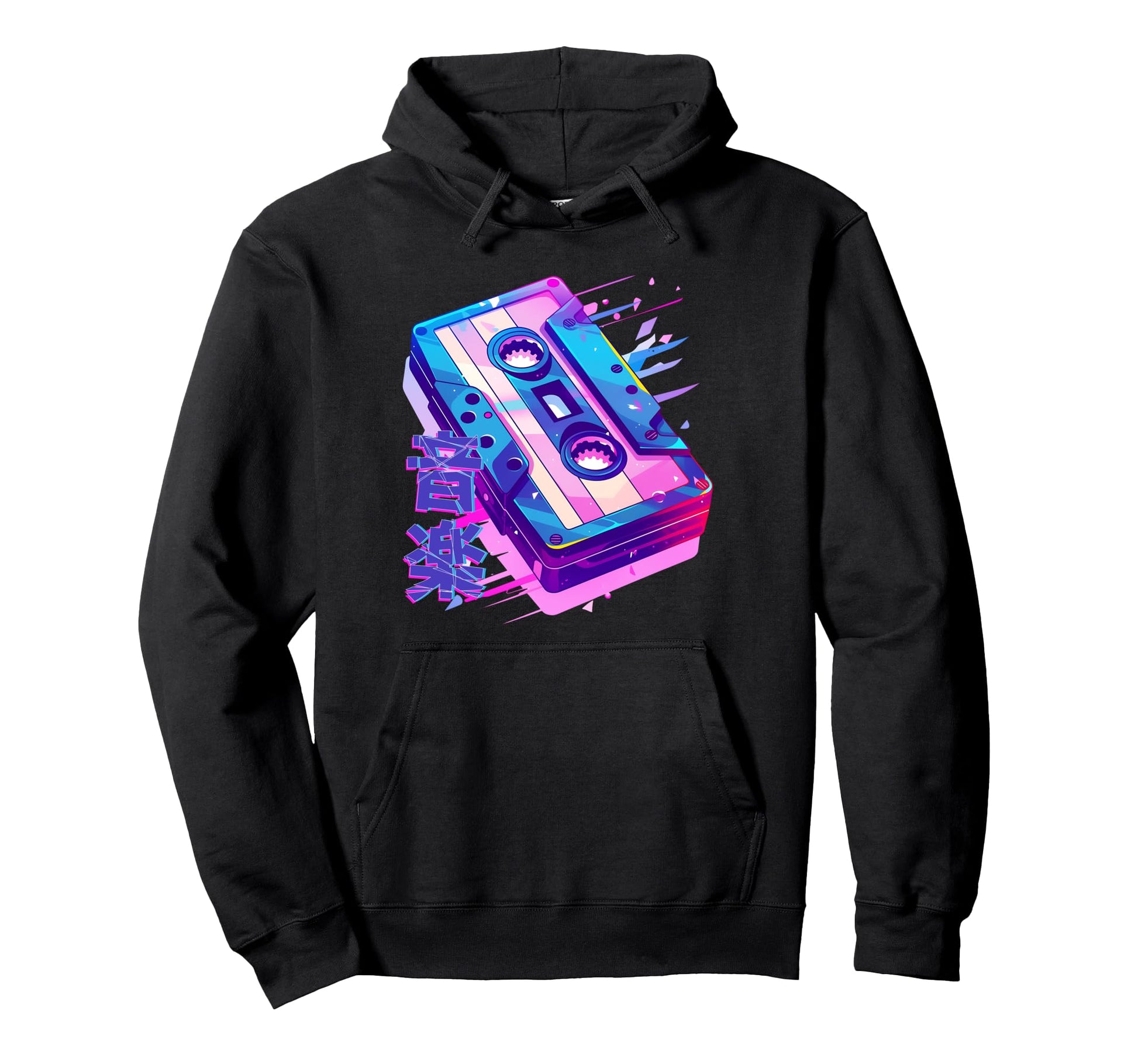 Music Casette Tape 80S 90S Vaporwave Hoodie - Custom Art Print Men Women - T-Shirt, Sweatshirt, Hoodie