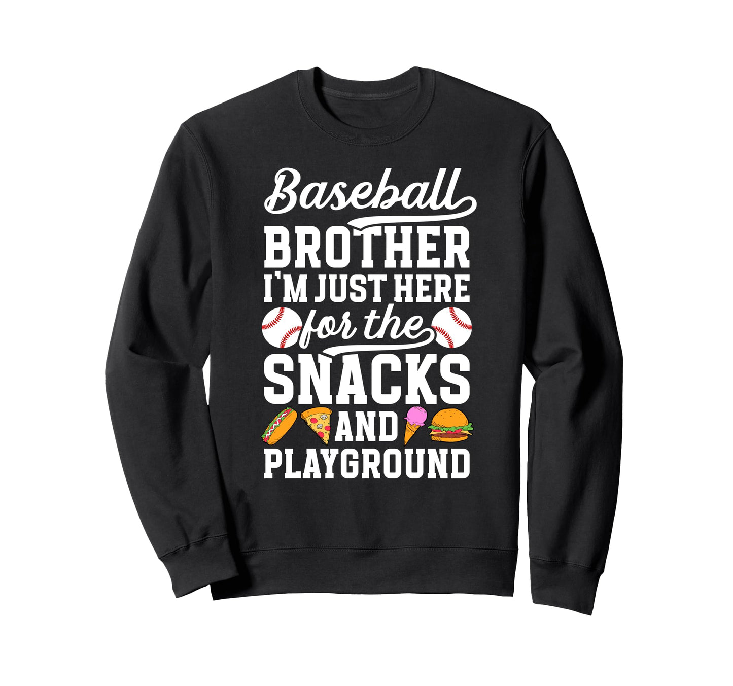 Funny Baseball Brother Baseball Sweatshirt - Aesthetic Graphic Men Women - T-Shirt, Sweatshirt, Hoodie