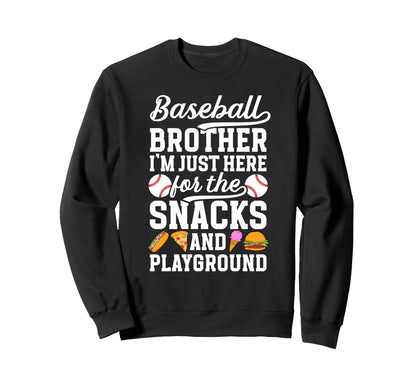 Funny Baseball Brother Baseball Sweatshirt - Aesthetic Graphic Men Women - T-Shirt, Sweatshirt, Hoodie