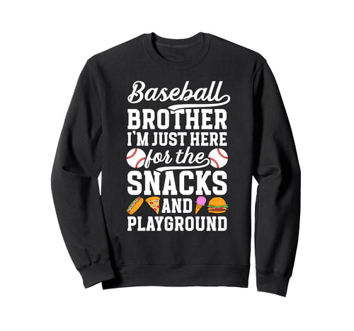 Funny Baseball Brother Baseball Sweatshirt - Aesthetic Graphic Men Women - T-Shirt, Sweatshirt, Hoodie