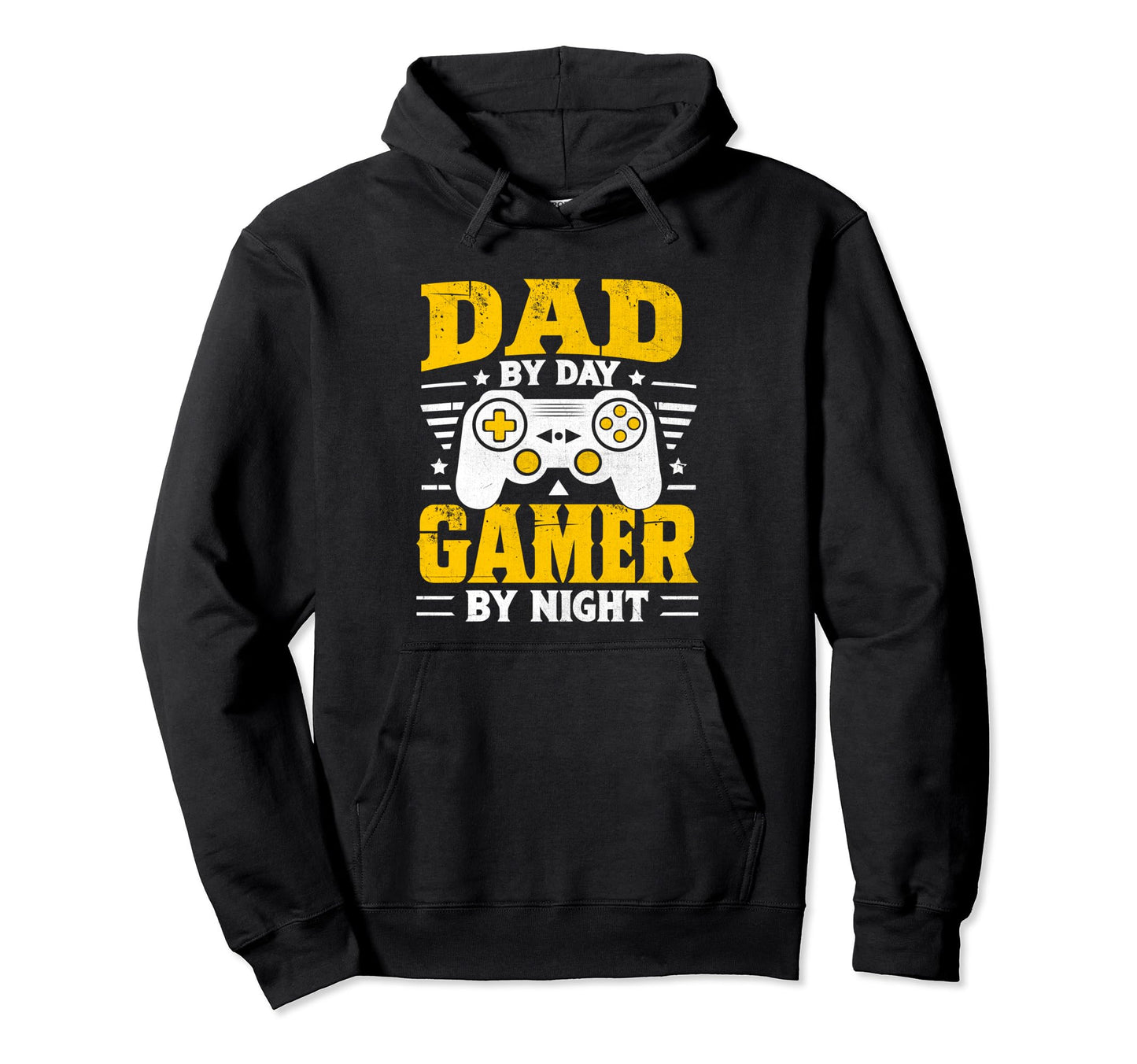 Dad Day Gamer Night Fathers Day Video Gaming Hoodie - Trendy Graphic Unisex - T-Shirt, Sweatshirt, Hoodie