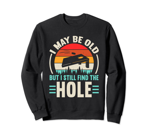 Cornhole Grandpa Dad Toss Games Sweatshirt - Custom Art Print Men Women - T-Shirt, Sweatshirt, Hoodie