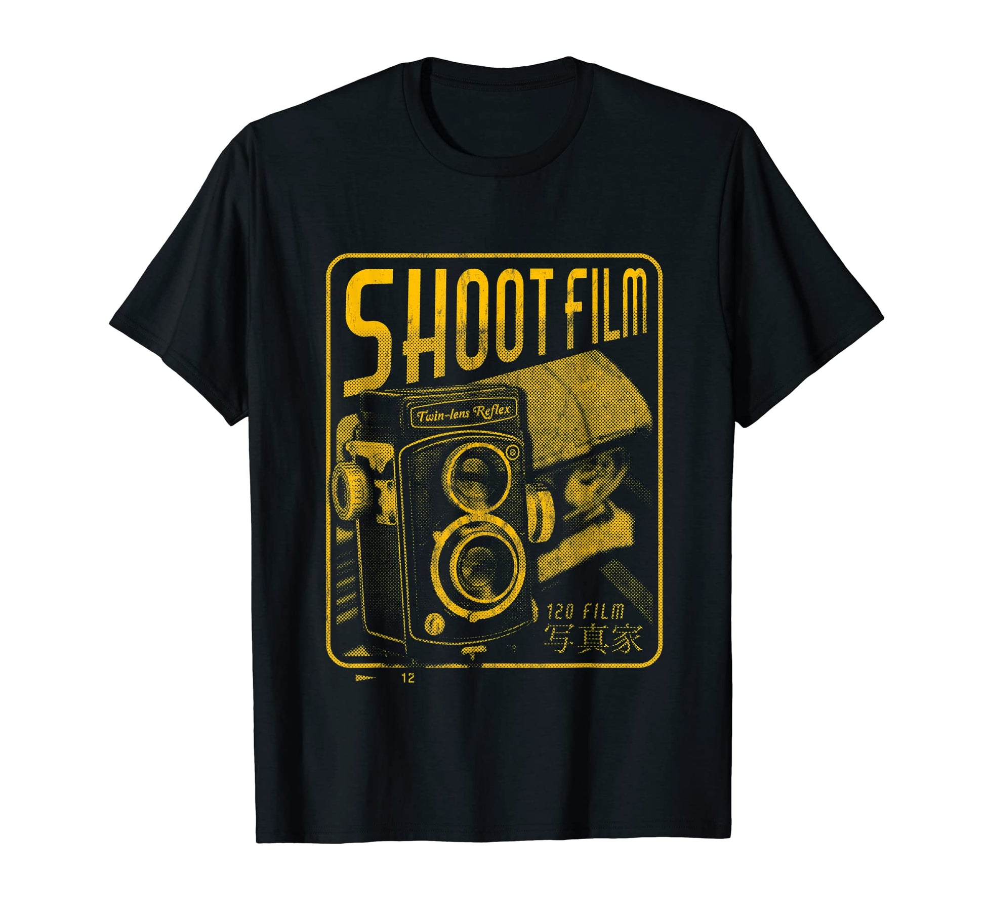 Shoot Film Medium Format Camera Analog T-Shirt - Unique Graphic Unisex - T-Shirt, Sweatshirt, Hoodie