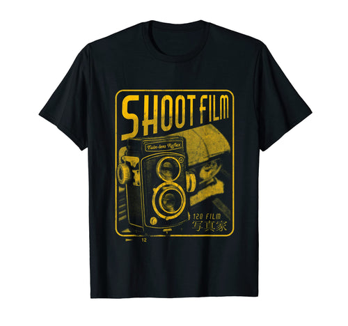 Shoot Film Medium Format Camera Analog T-Shirt - Unique Graphic Unisex - T-Shirt, Sweatshirt, Hoodie