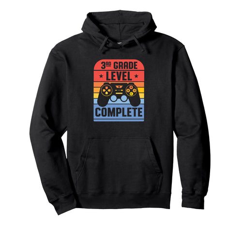 3Rd Grade Level Complete Graduation Hoodie - Unique Graphic Men Women - T-Shirt, Sweatshirt, Hoodie