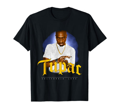 Tupac 247 Hands Down Logo Small T-Shirt - Custom Art Print Men Women - T-Shirt, Sweatshirt, Hoodie