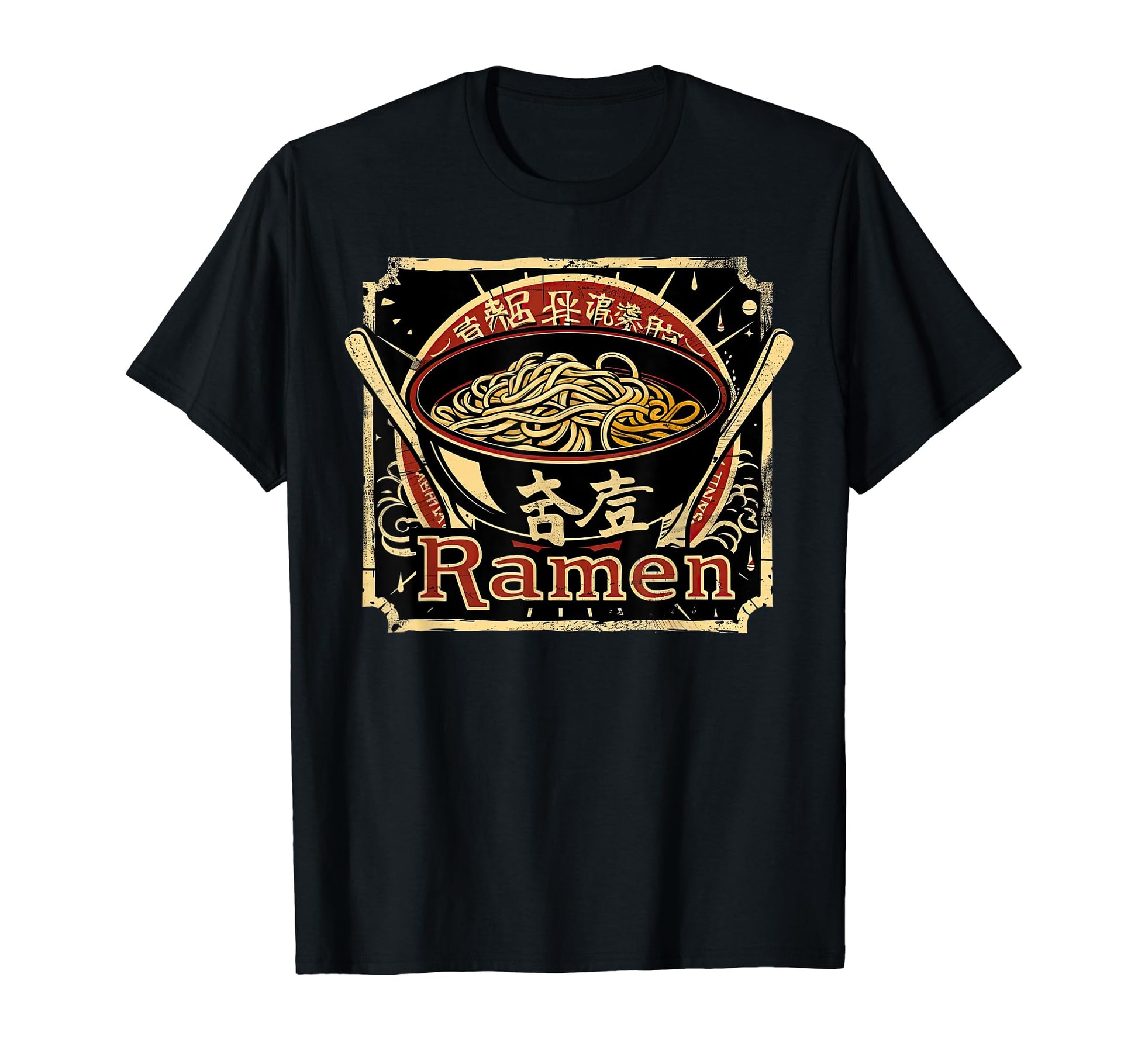 Ramen Noodle Japanese Food Streetwear T-Shirt - Minimalist Print Unisex - T-Shirt, Sweatshirt, Hoodie