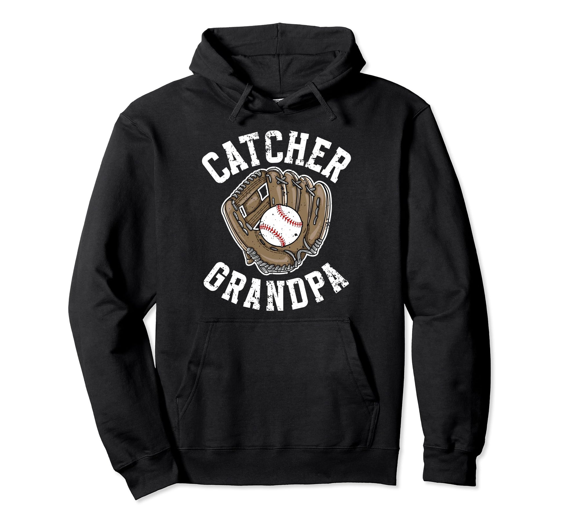 Baseball Catcher Grandpa Proud Baseball Hoodie - Streetwear Style Unisex - T-Shirt, Sweatshirt, Hoodie