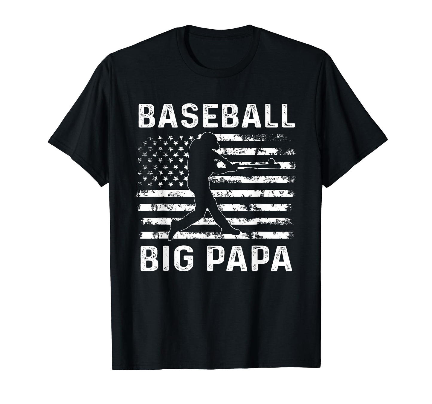 Baseball Big Papa Usa Flag 4Th July T-Shirt - Unique Graphic Men Women - T-Shirt, Sweatshirt, Hoodie