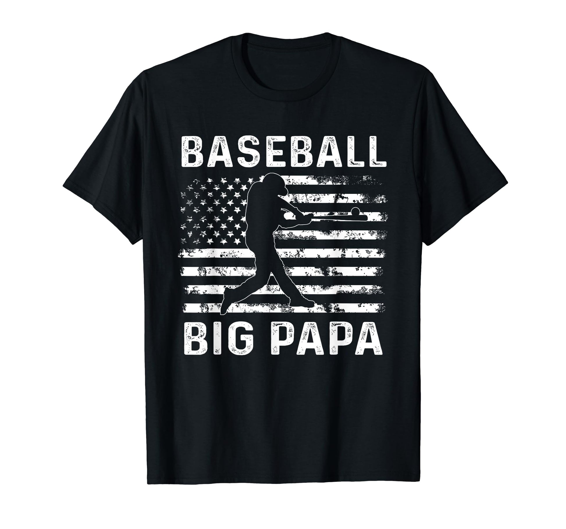 Baseball Big Papa Usa Flag 4Th July T-Shirt - Unique Graphic Men Women - T-Shirt, Sweatshirt, Hoodie