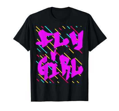 80S 90S B Old School Hip Hop Fly T-Shirt - Minimalist Print for Adults - T-Shirt, Sweatshirt, Hoodie