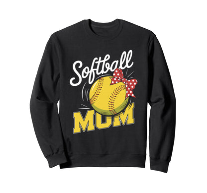 Baseball Game Mother And Sports Sweatshirt - Graphic Print Men Women - T-Shirt, Sweatshirt, Hoodie