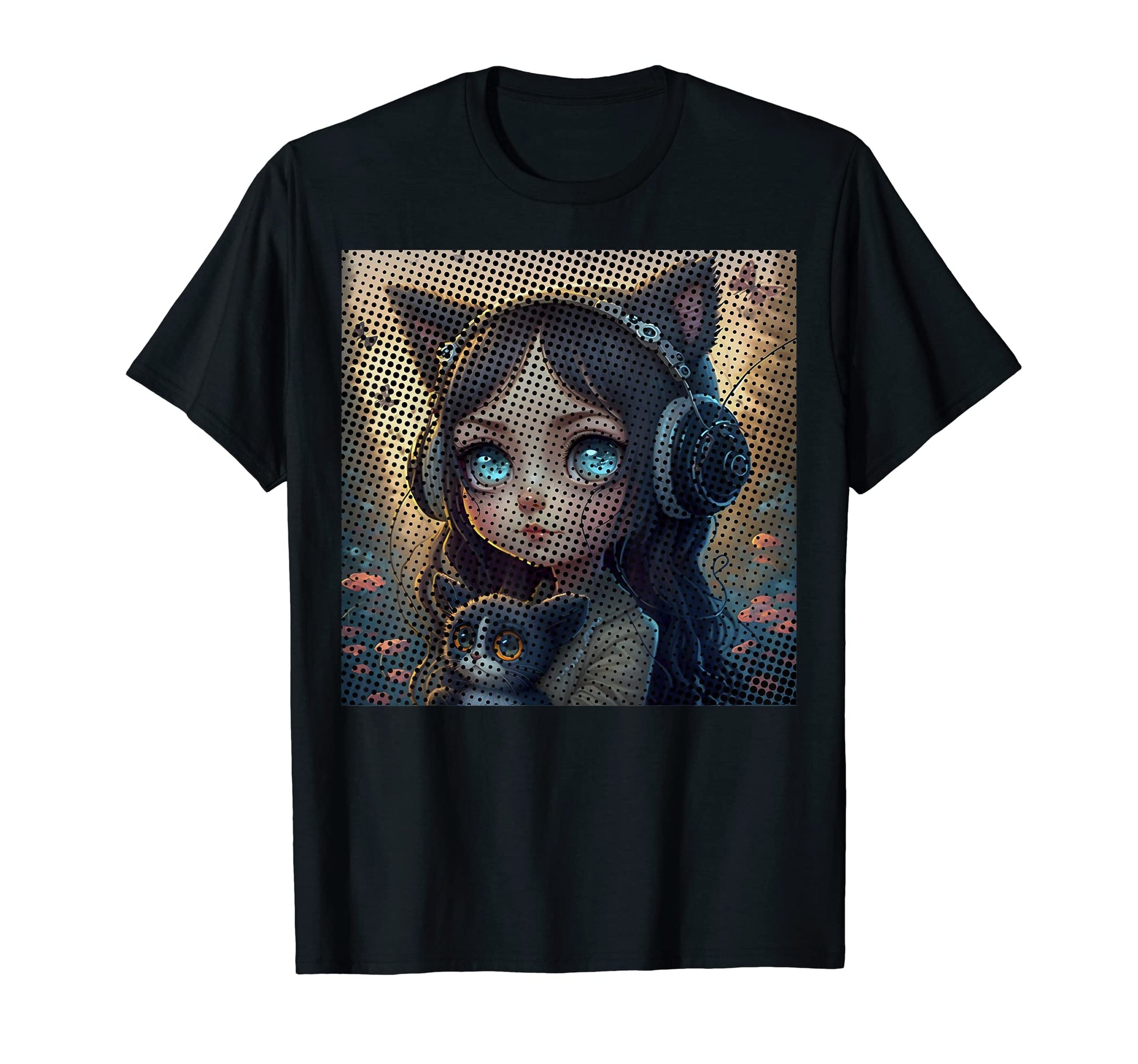 Japanese Vaporwave Sad Anime Indie T-Shirt - Custom Art Print for Adults - T-Shirt, Sweatshirt, Hoodie