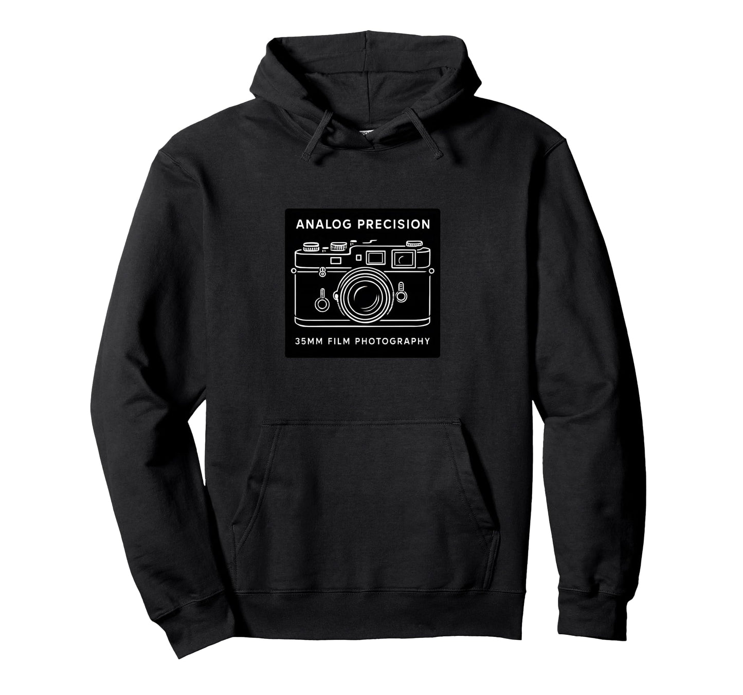 Analog Precision 35Mm Camera Art Hoodie - Trendy Graphic Unisex - T-Shirt, Sweatshirt, Hoodie