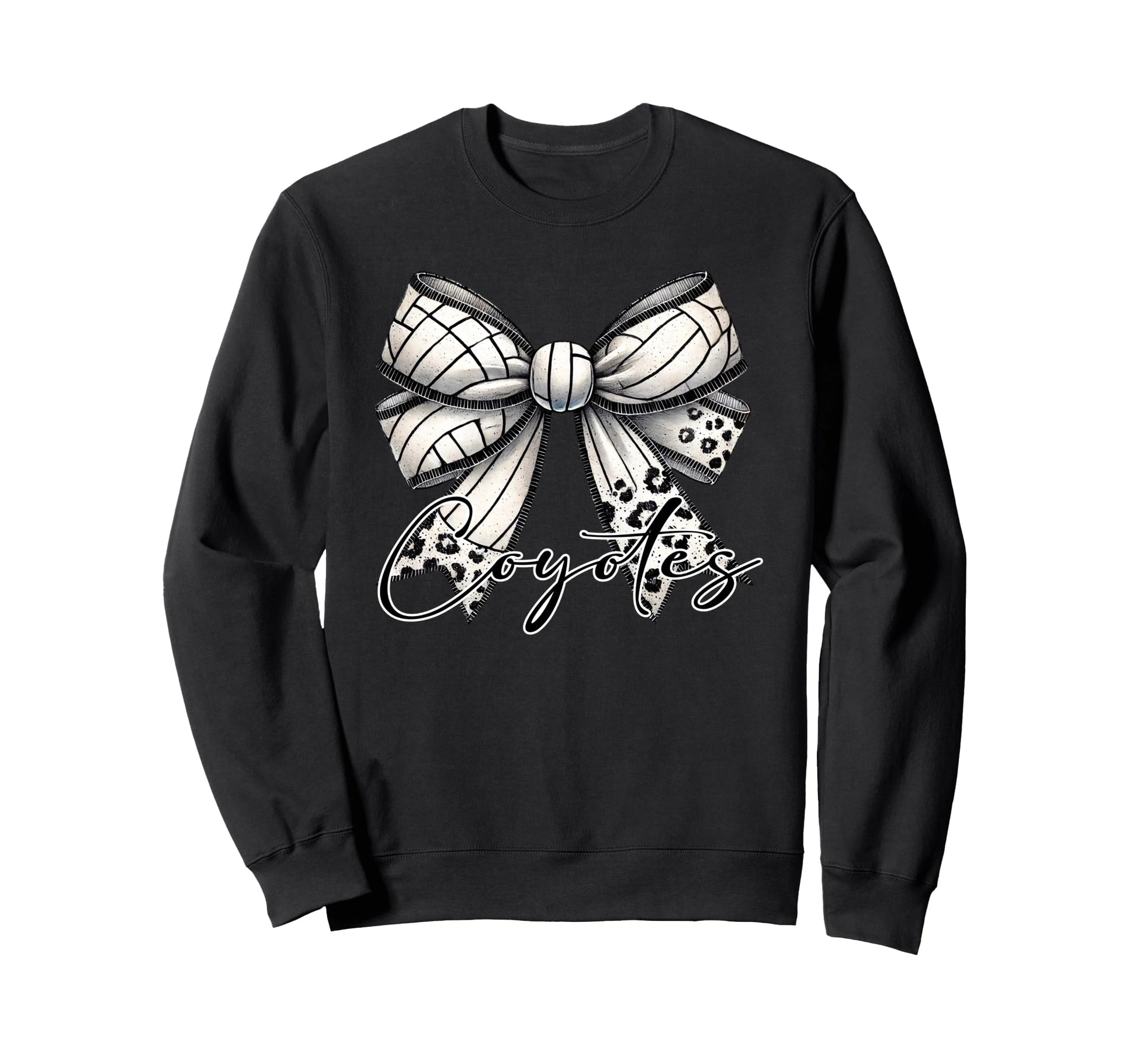 Coyotes Volleyball Mom Coquette Sweatshirt - Fun Novelty Design for Adults - T-Shirt, Sweatshirt, Hoodie