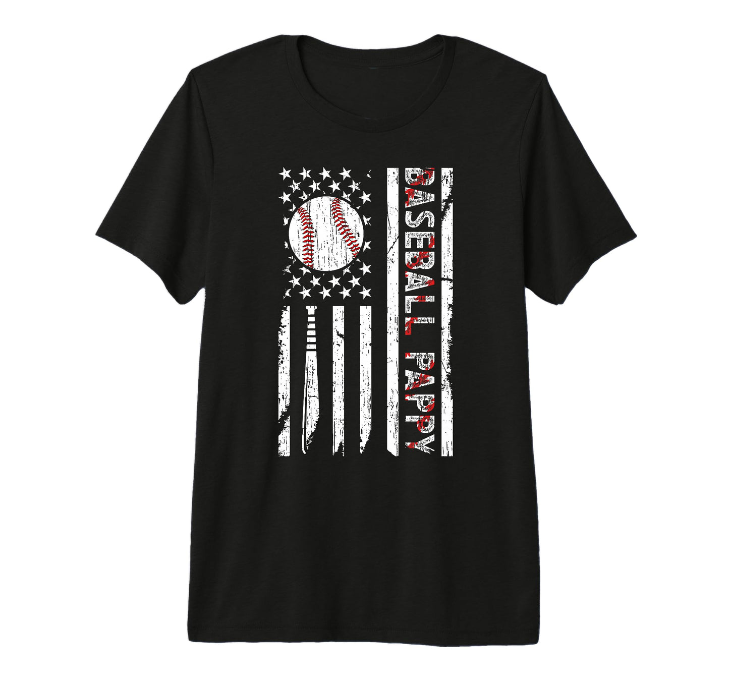 Mens Baseball Pappy Baseball Player Pappy T-Shirt - Trendy Graphic Unisex - T-Shirt, Sweatshirt, Hoodie
