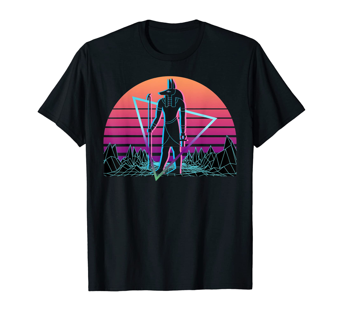 Anubis Egyptian God Ancient Egypt T-Shirt - Minimalist Print for Adults - T-Shirt, Sweatshirt, Hoodie