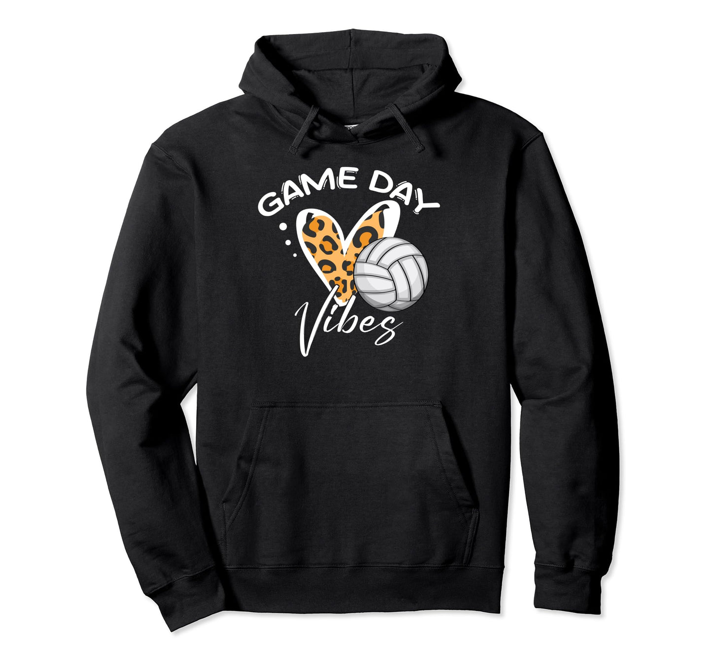 Bleached Volleyball Game Day Vibes Hoodie - Casual Everyday Wear Unisex - T-Shirt, Sweatshirt, Hoodie