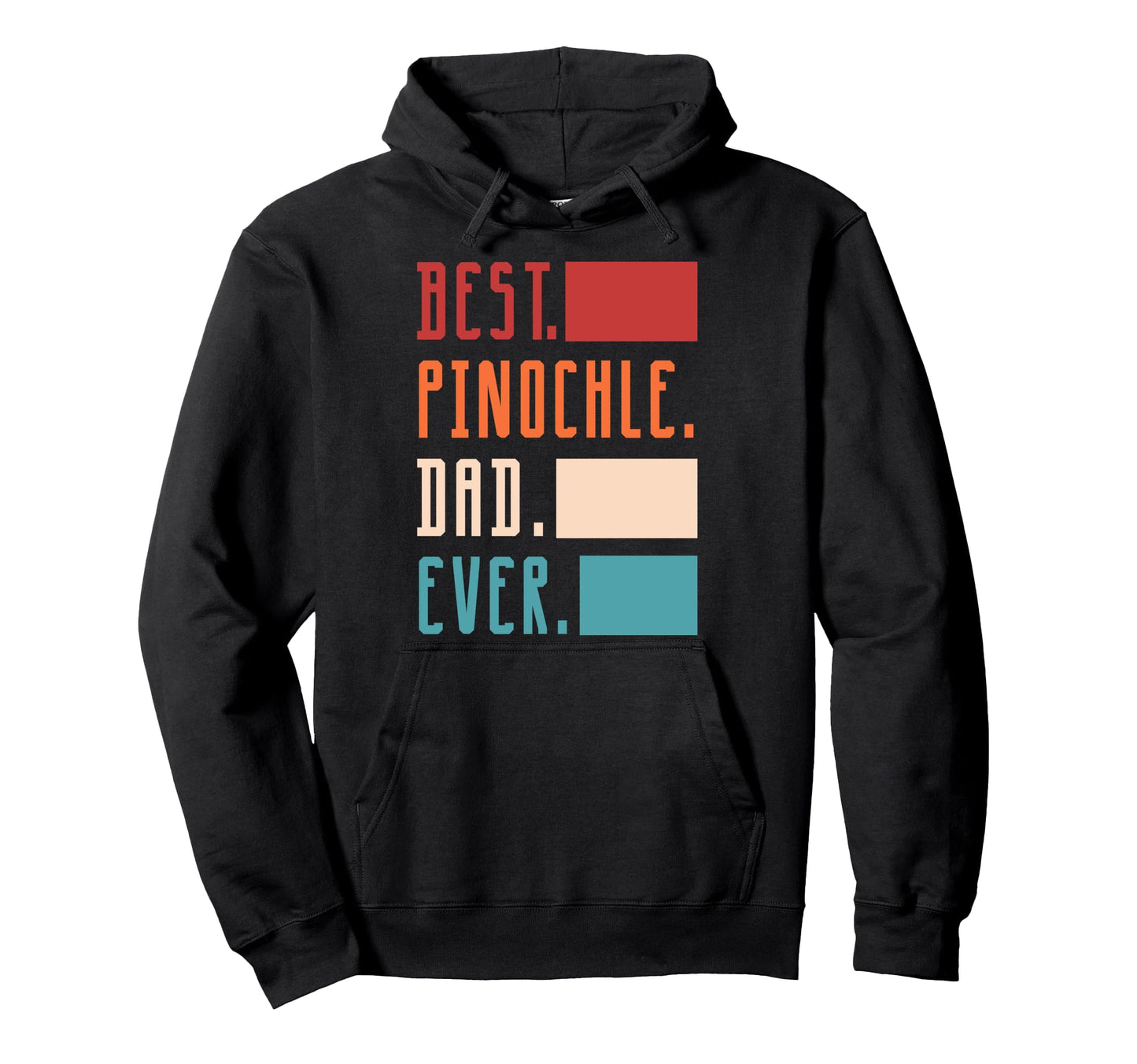 Best Pinochle Dad Ever Pinochle Player Hoodie - Minimalist Print Men Women - T-Shirt, Sweatshirt, Hoodie