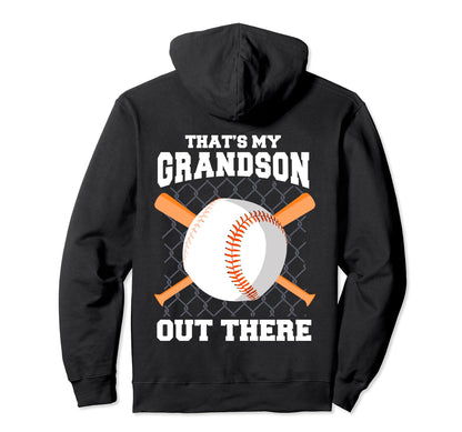 Baseball Grandson Hilarious Grandmother Hoodie - Minimalist Print Unisex - T-Shirt, Sweatshirt, Hoodie