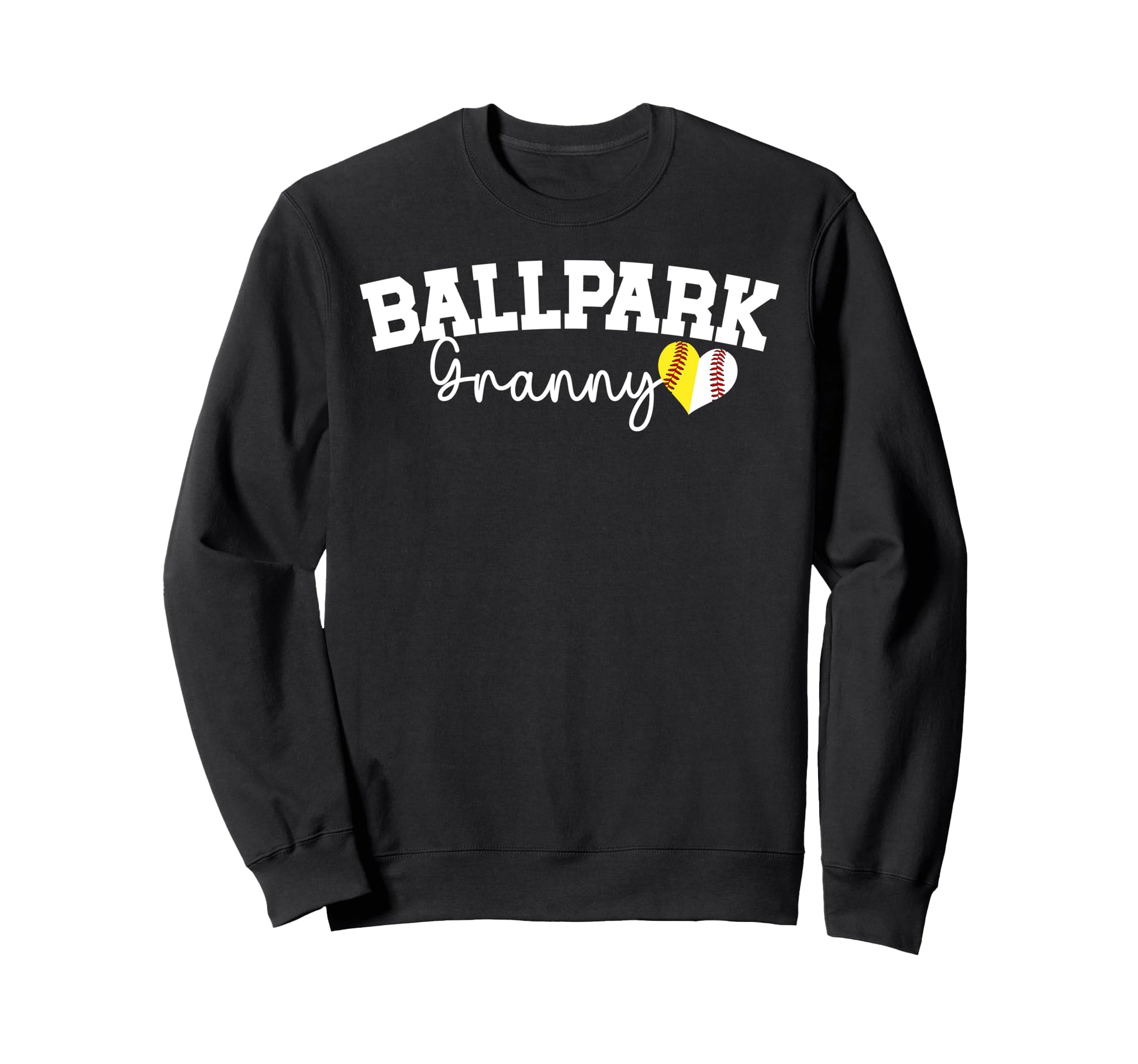 Ballpark Granny Grandma Softball Sweatshirt - Aesthetic Graphic Men Women - T-Shirt, Sweatshirt, Hoodie