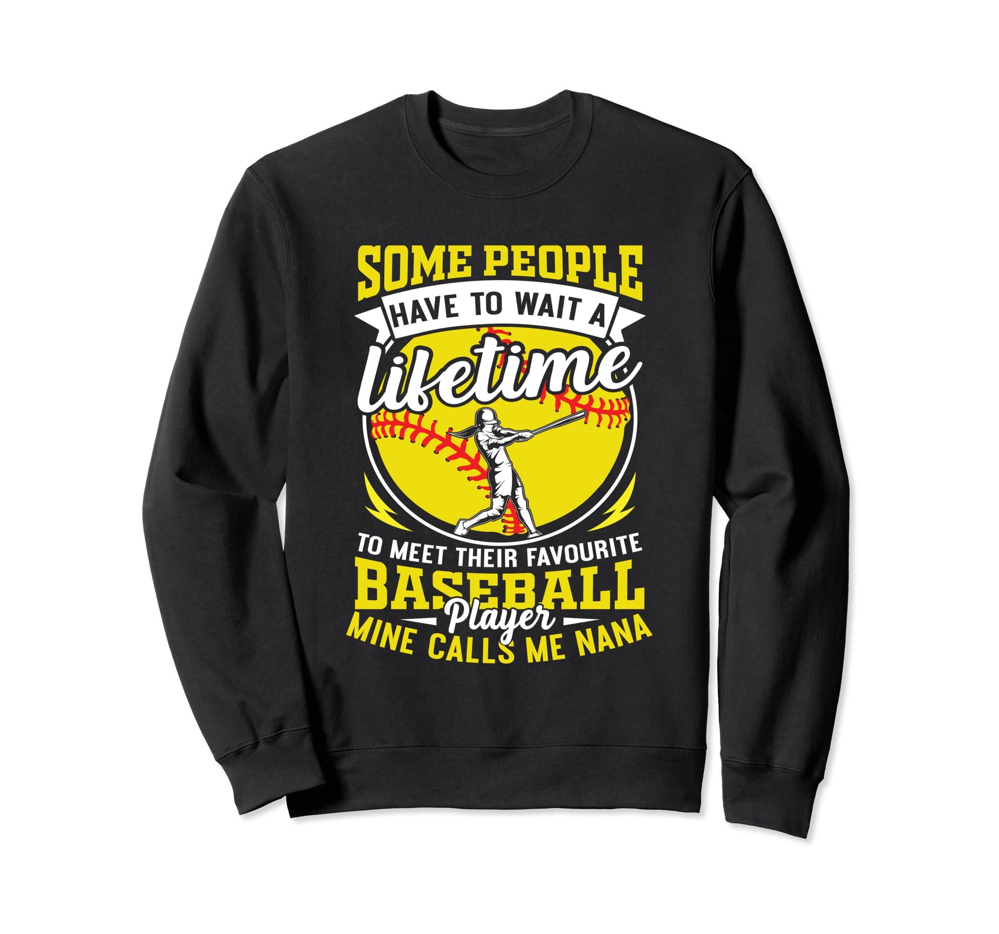 My Favorite Baseball Player Calls Me Sweatshirt - Graphic Print for Adults - T-Shirt, Sweatshirt, Hoodie