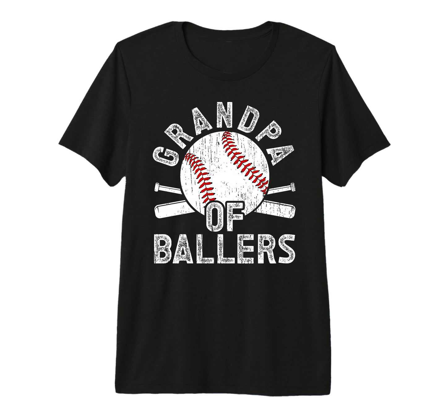 Mens Grandpa Ballers Baseball T-Shirt - Casual Everyday Wear Unisex - T-Shirt, Sweatshirt, Hoodie
