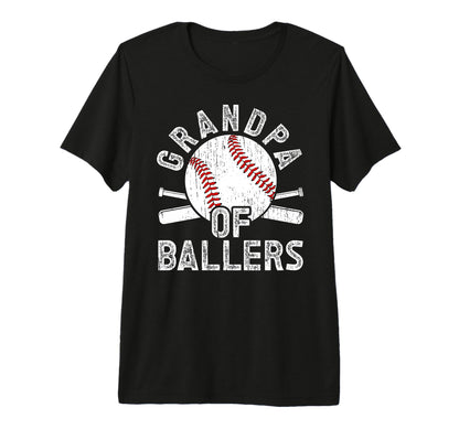 Mens Grandpa Ballers Baseball T-Shirt - Casual Everyday Wear Unisex - T-Shirt, Sweatshirt, Hoodie