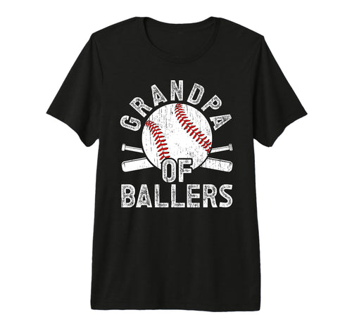 Mens Grandpa Ballers Baseball T-Shirt - Casual Everyday Wear Unisex - T-Shirt, Sweatshirt, Hoodie