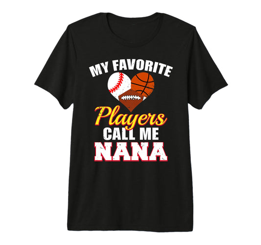 My Favorite Players Baseball Basketball T-Shirt - Trendy Graphic Unisex - T-Shirt, Sweatshirt, Hoodie