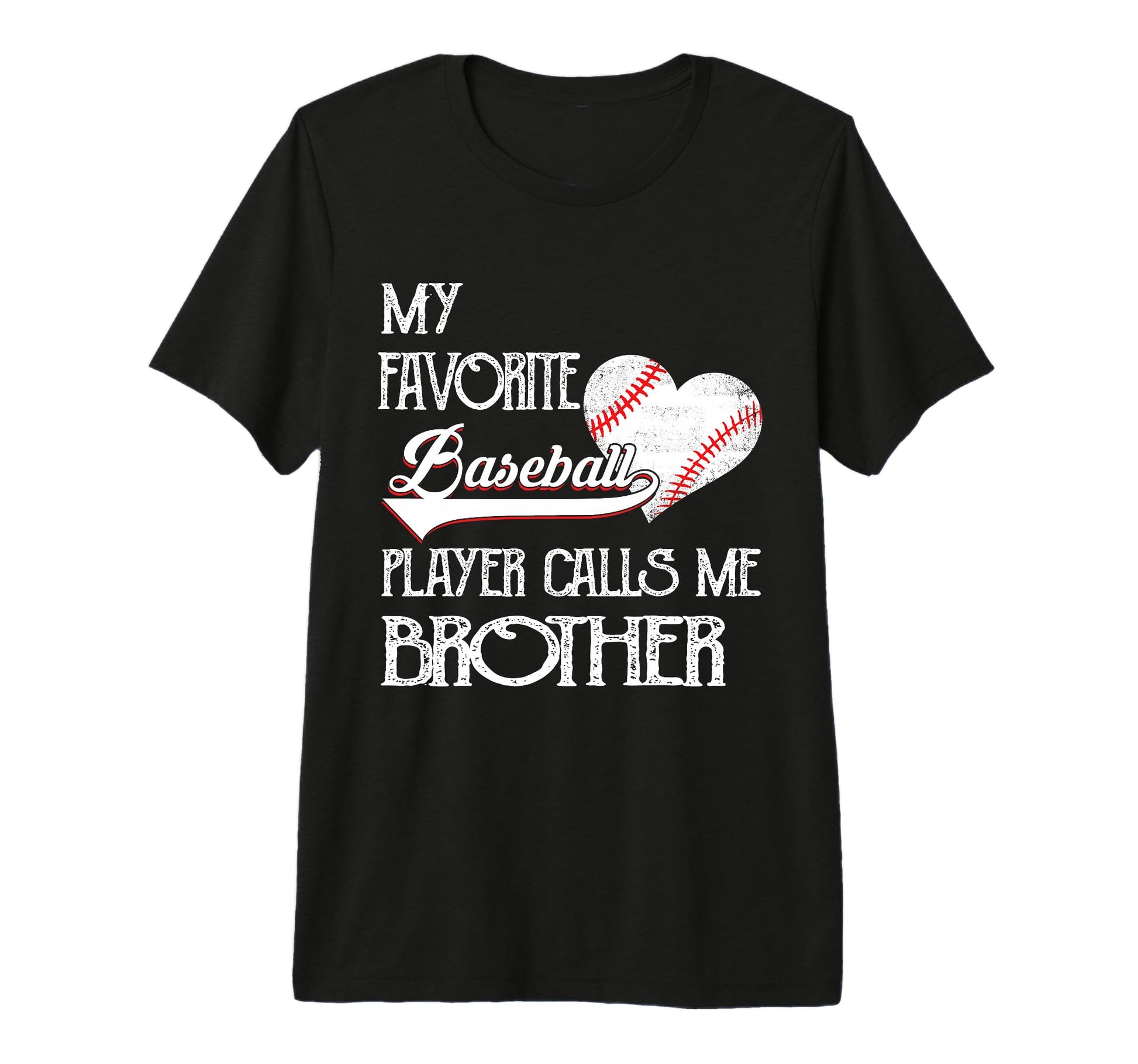 Heart Love Favorite Baseball Player T-Shirt - Trendy Graphic Men Women - T-Shirt, Sweatshirt, Hoodie