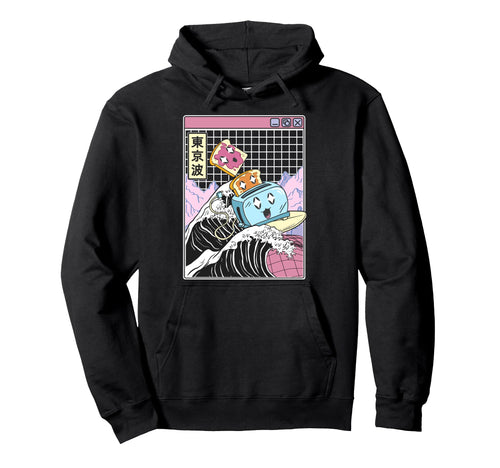 Happy Toaster Jelly Peanut Butter Toast Hoodie - Trendy Graphic for Adults - T-Shirt, Sweatshirt, Hoodie