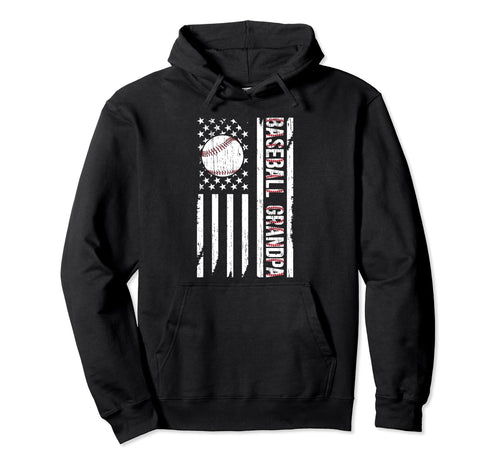 Baseball Grandpa Baseball Player Hoodie - Trendy Graphic Men Women - T-Shirt, Sweatshirt, Hoodie
