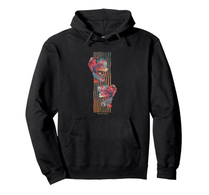Koi Fish Life Japanese Vaporwave Hoodie - Custom Art Print for Adults - T-Shirt, Sweatshirt, Hoodie