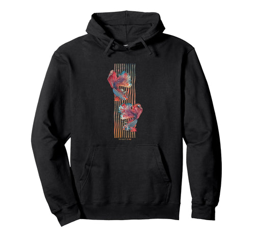 Koi Fish Life Japanese Vaporwave Hoodie - Custom Art Print for Adults - T-Shirt, Sweatshirt, Hoodie