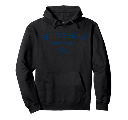 Varsity Cannon Gettysburg Hoodie - Fun Novelty Design for Adults - T-Shirt, Sweatshirt, Hoodie