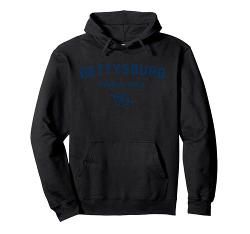 Varsity Cannon Gettysburg Hoodie - Fun Novelty Design for Adults - T-Shirt, Sweatshirt, Hoodie