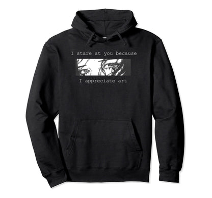 Vaporwave Aesthetic Anime I Appreciate Hoodie - Graphic Print Men Women - T-Shirt, Sweatshirt, Hoodie