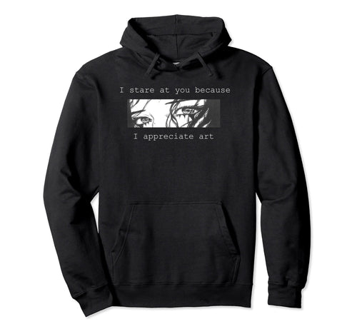 Vaporwave Aesthetic Anime I Appreciate Hoodie - Graphic Print Men Women - T-Shirt, Sweatshirt, Hoodie