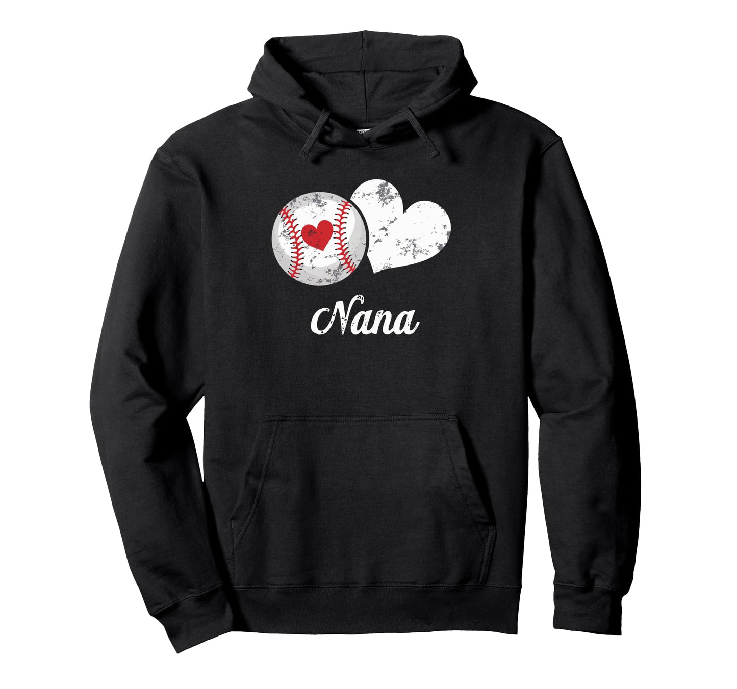 Heart Baseball Nana Fan Life Sweatshirt - Streetwear Style for Adults - T-Shirt, Sweatshirt, Hoodie