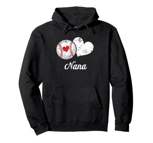 Heart Baseball Nana Fan Life Sweatshirt - Streetwear Style for Adults - T-Shirt, Sweatshirt, Hoodie
