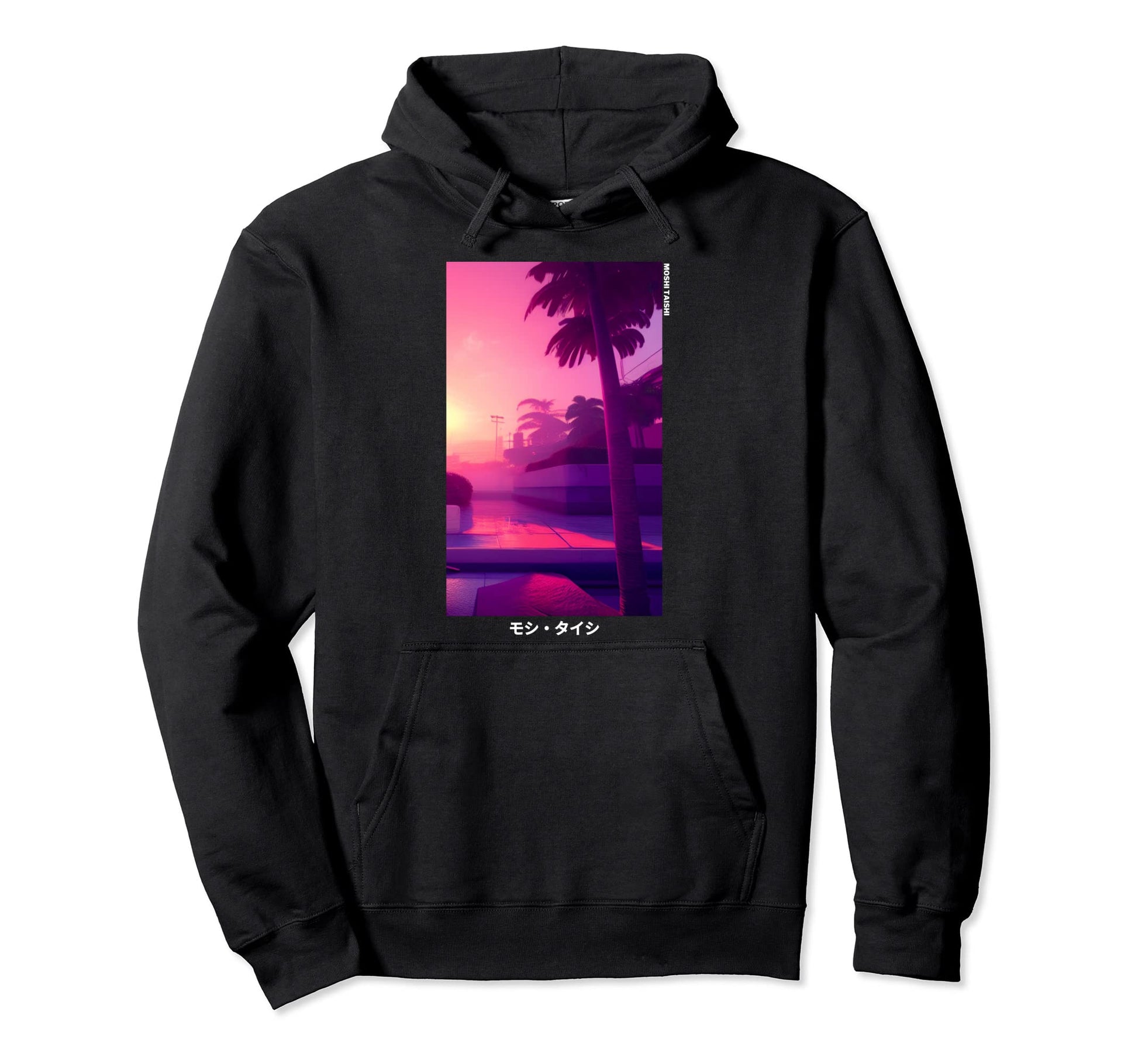 90S Japanese Vaporwave Art Otaku Hoodie - Custom Art Print Men Women - T-Shirt, Sweatshirt, Hoodie